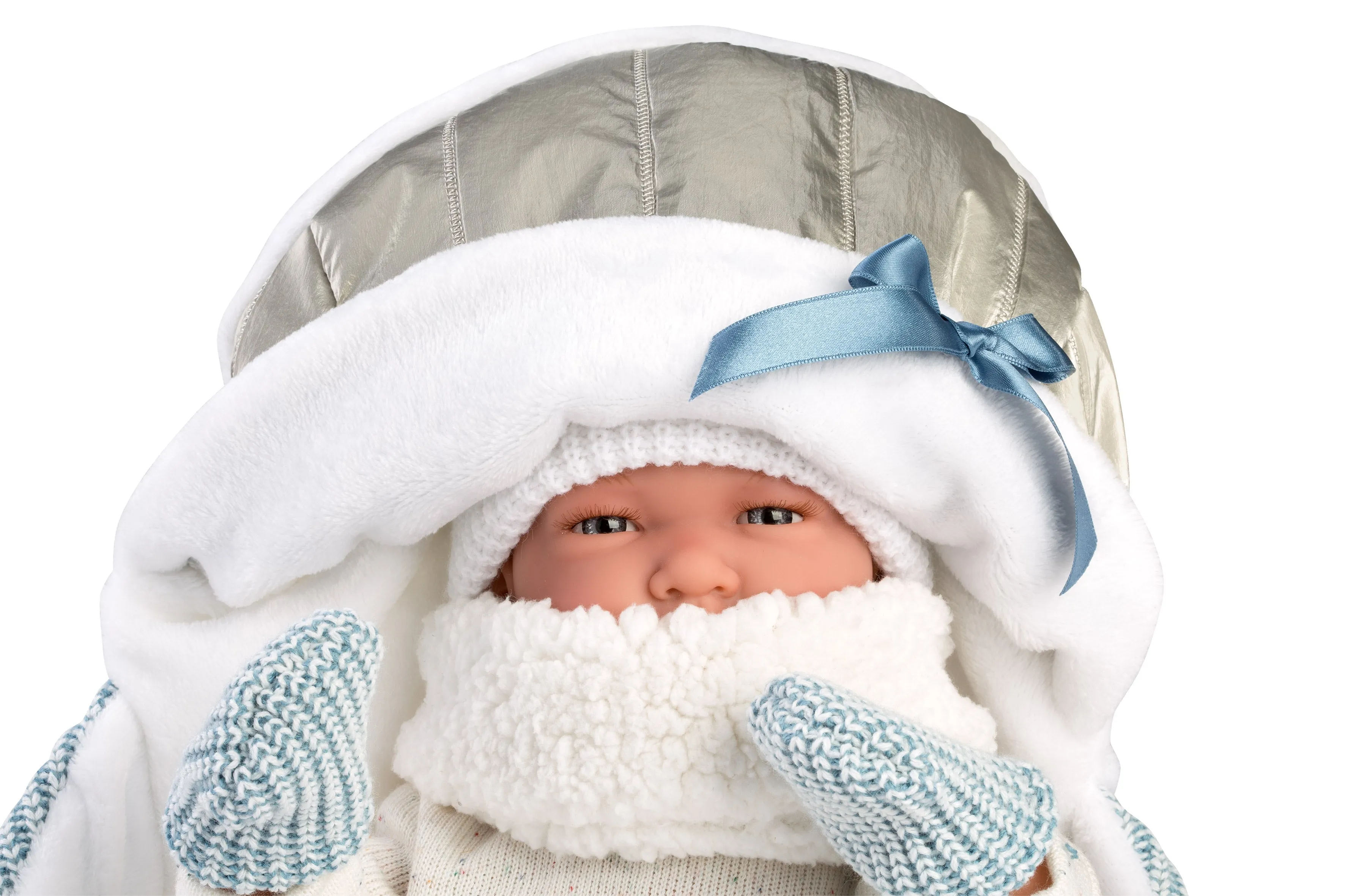 16.5" Articulated New Born Justin With Blanket