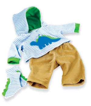 18" Dolls Clothes - Dino Hoodie outfit