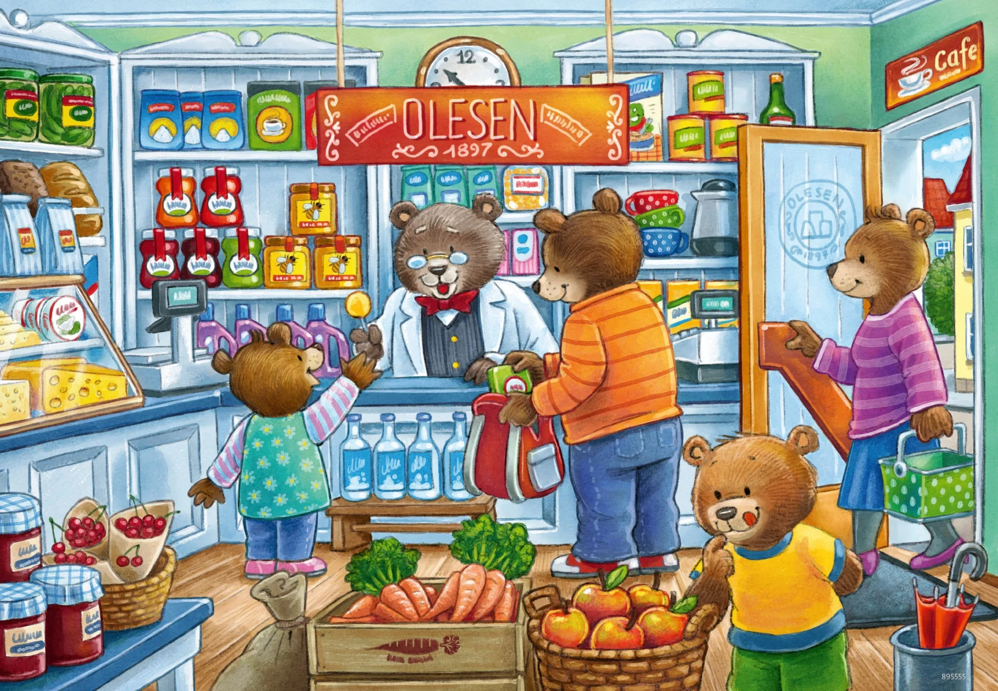 2 x 12 pc Puzzle - Let's go Shopping