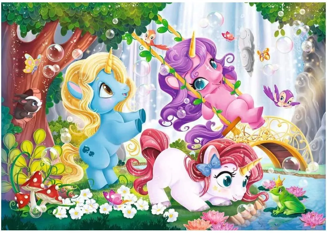 2 x 12 pc Puzzle - Unicorns at Play