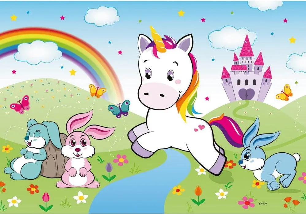 2 x 24 pc Puzzle - Fairytale Unicorn
