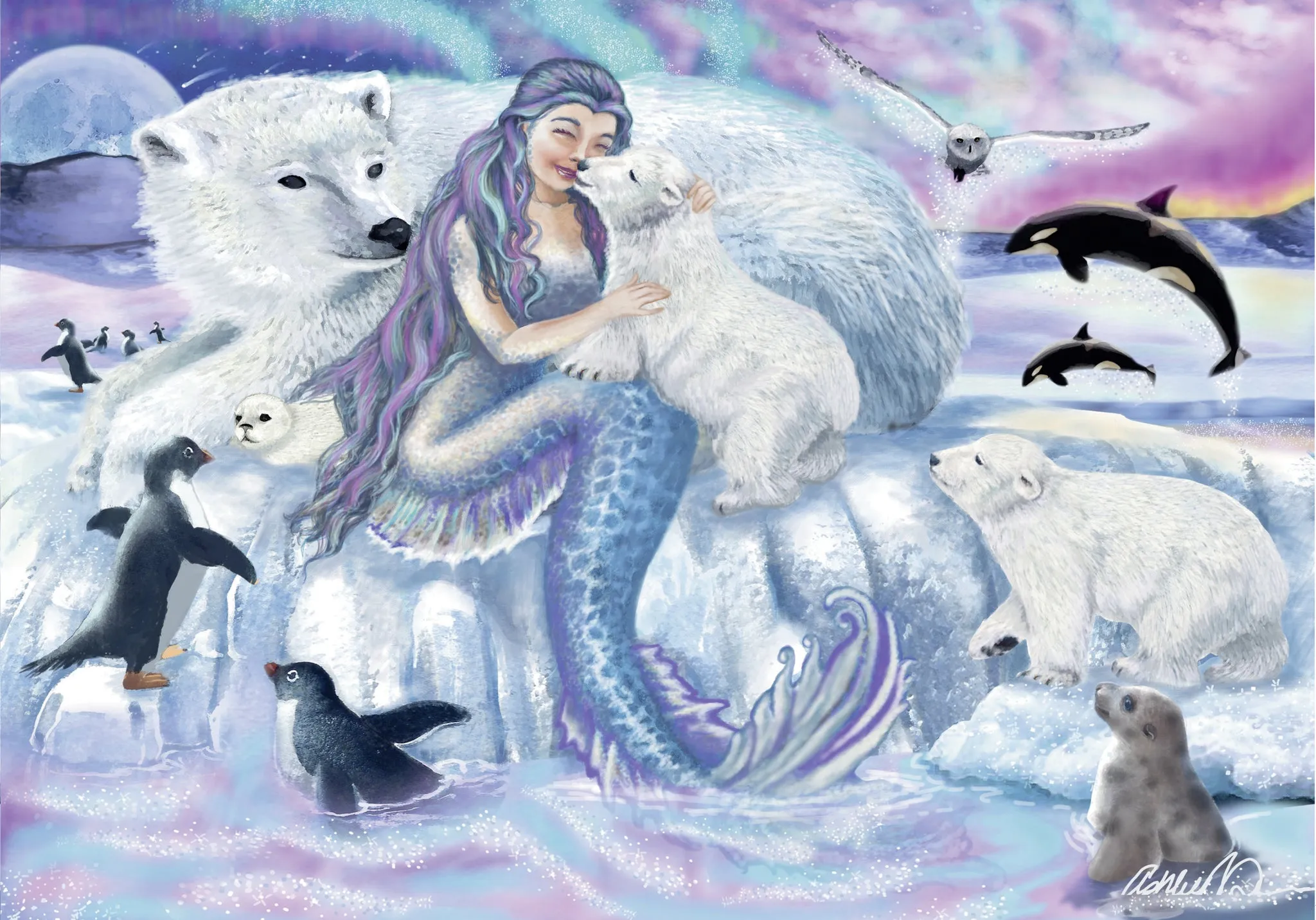 2 x 24 pc Puzzle - Mermaid Adventures