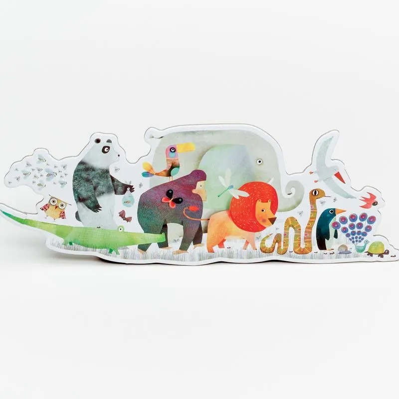 36 Piece Giant Floor Puzzle - Animal Parade by Djeco