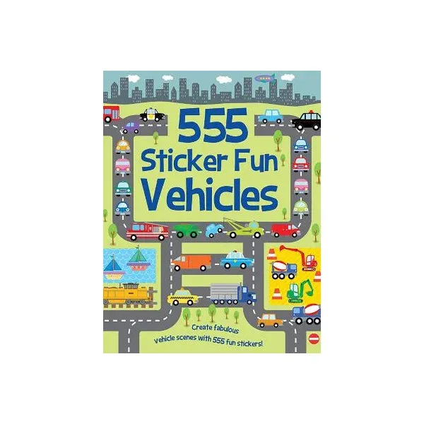 555 Sticker Fun Vehicles