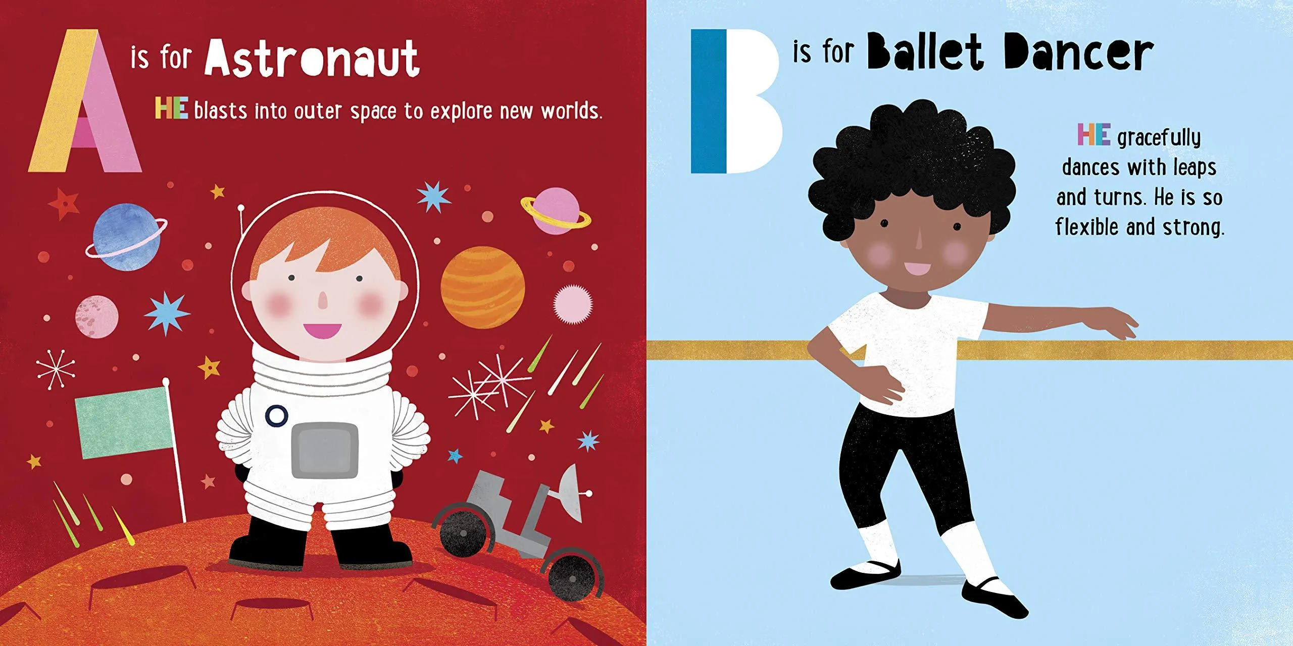ABC What Can He Be? - Board Book
