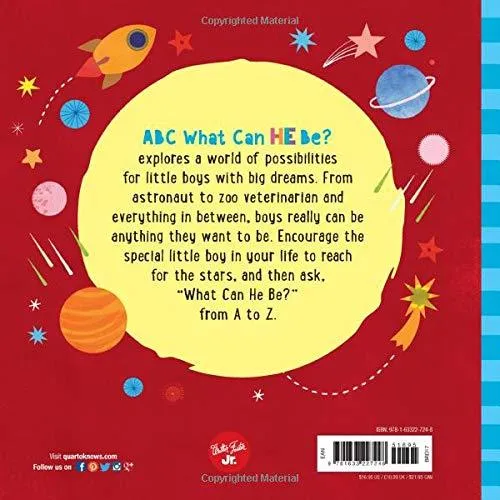 ABC What Can He Be? - Board Book