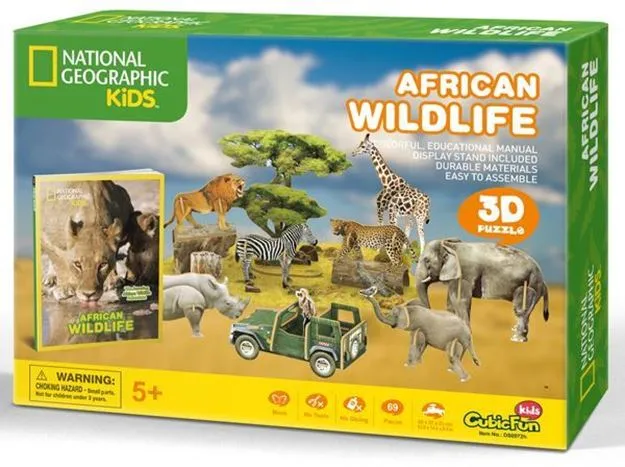 African Wildlife National Geographic 3D