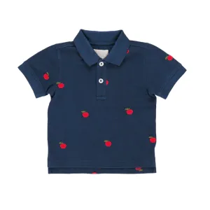 Alec Shirt - Apples Embroidery by Pink Chicken - FINAL SALE