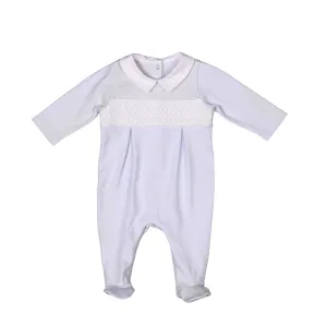 Andy | Baby Boys Blue Organic Cotton Babygrow