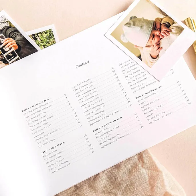 Animals Baby Journal, Keepsake Book