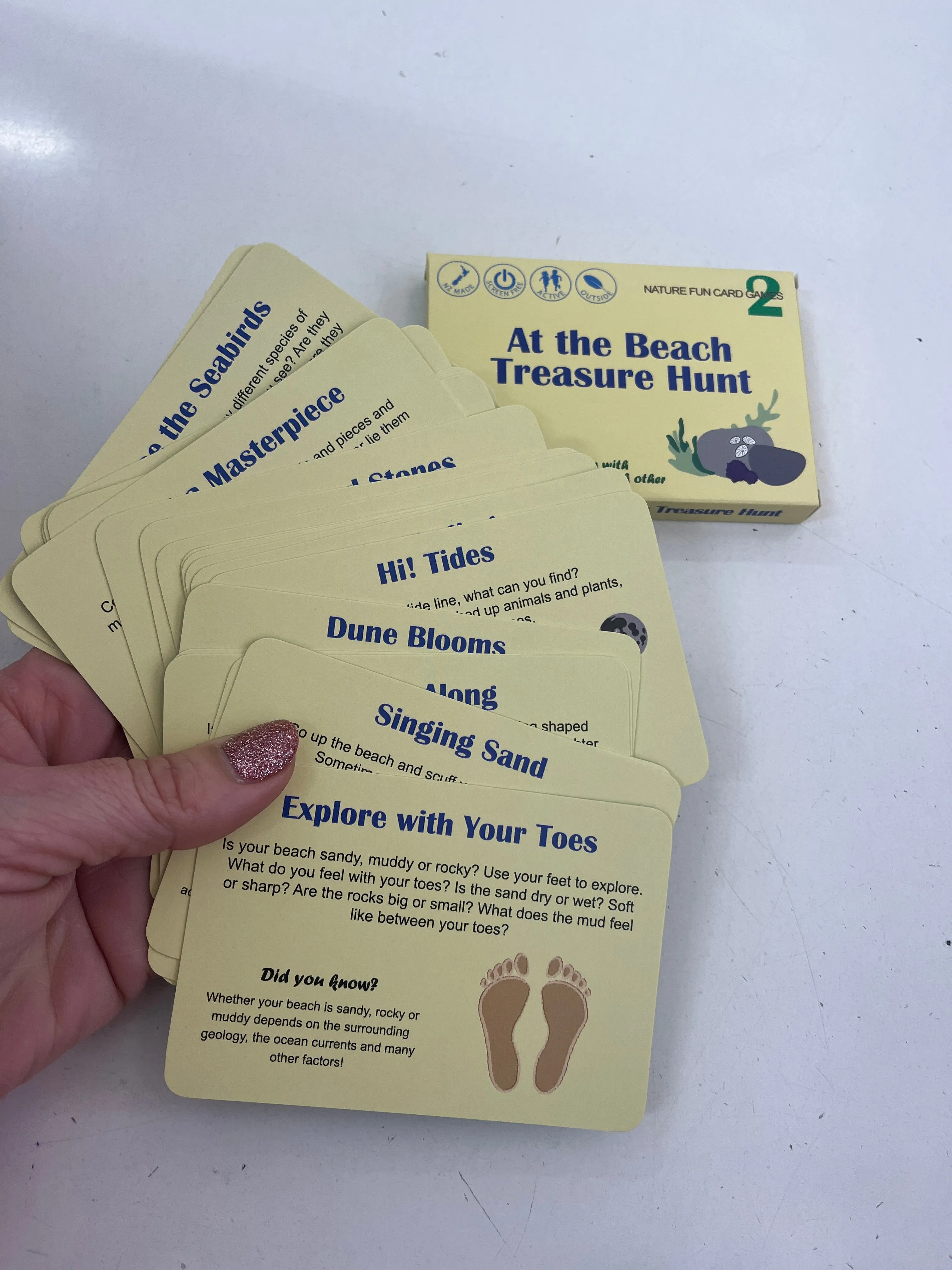 At the Beach Treasure Hunt Card Game