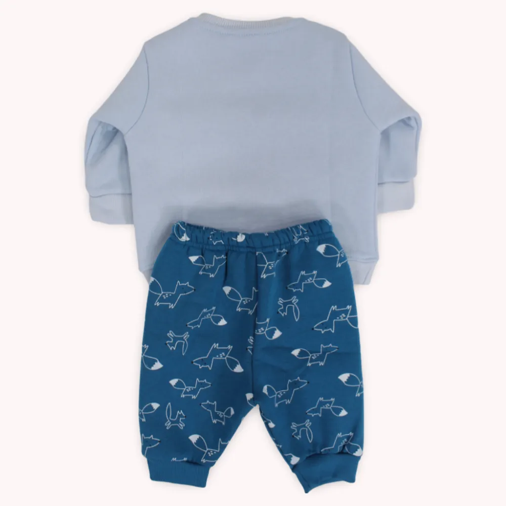 Awesome Fox Long-Sleeved Fleeced Pajama