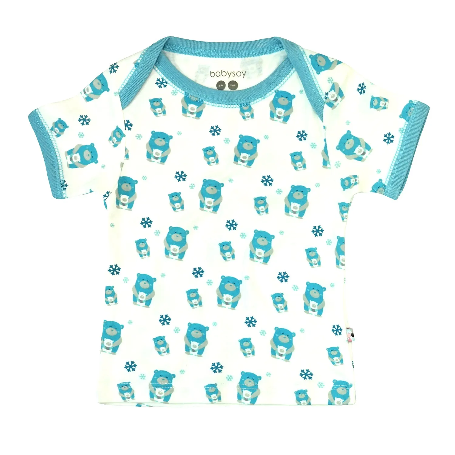 Baby & Toddler Organic Pattern Animal  S/S Tee