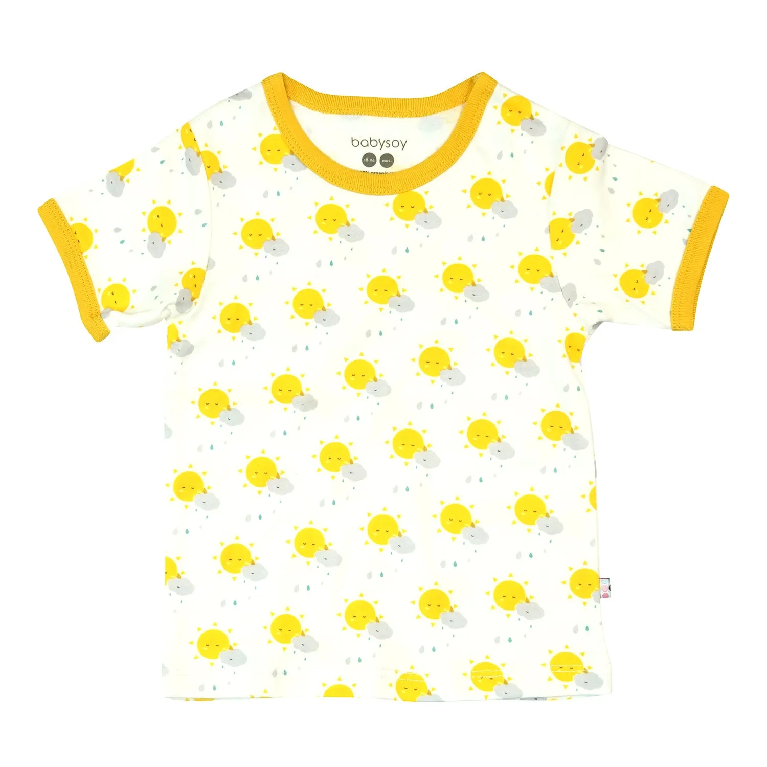 Baby & Toddler Organic Pattern Animal  S/S Tee