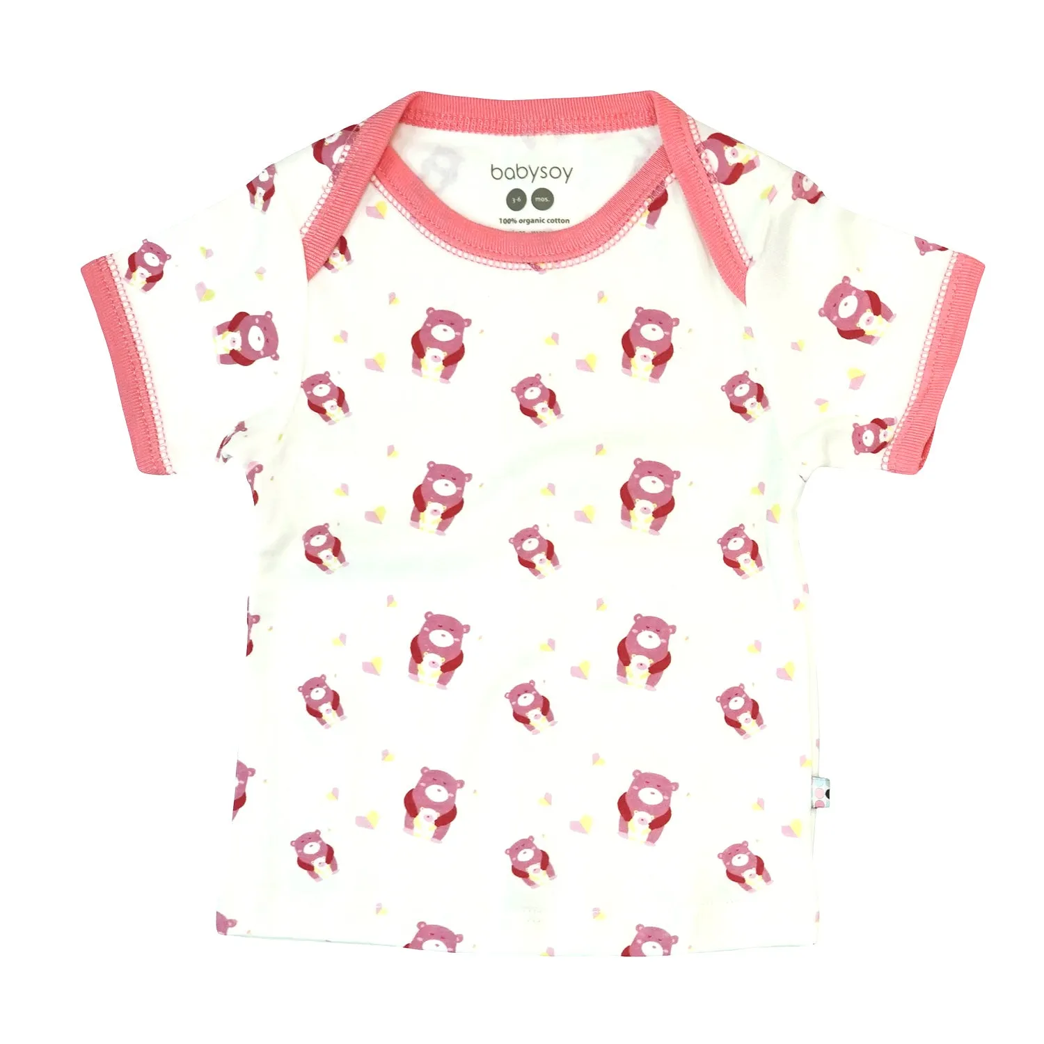 Baby & Toddler Organic Pattern Animal  S/S Tee