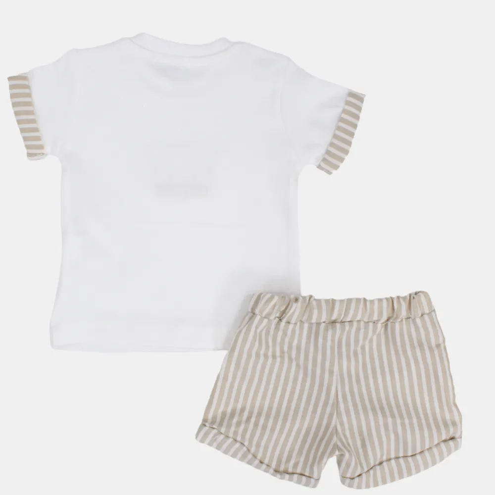 Baby Boys' 2- Piece Outfit Set - Puppy Head Design