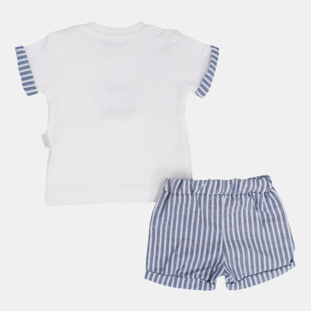 Baby Boys' 2- Piece Outfit Set - Puppy Head Design