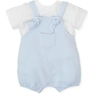 Baby Boys Blue Dungaree Set