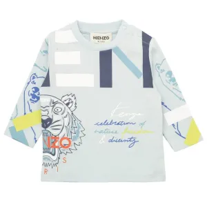 Baby Boys Blue Long Sleeve T-Shirt
