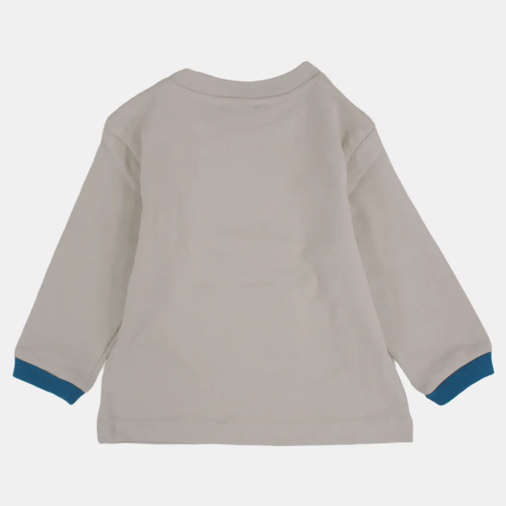 Baby Boys' Cotton Long-Sleeved T-Shirt