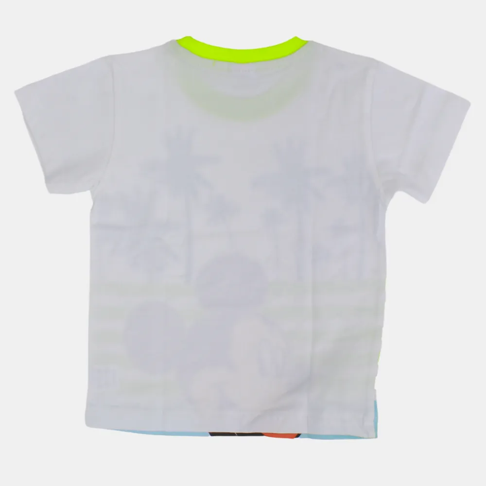 Baby Boys Cotton Pajama – Mickey Mouse Print