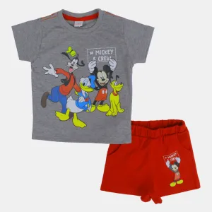 Baby Boys Cotton Pajama Set – Mickey Mouse Crew