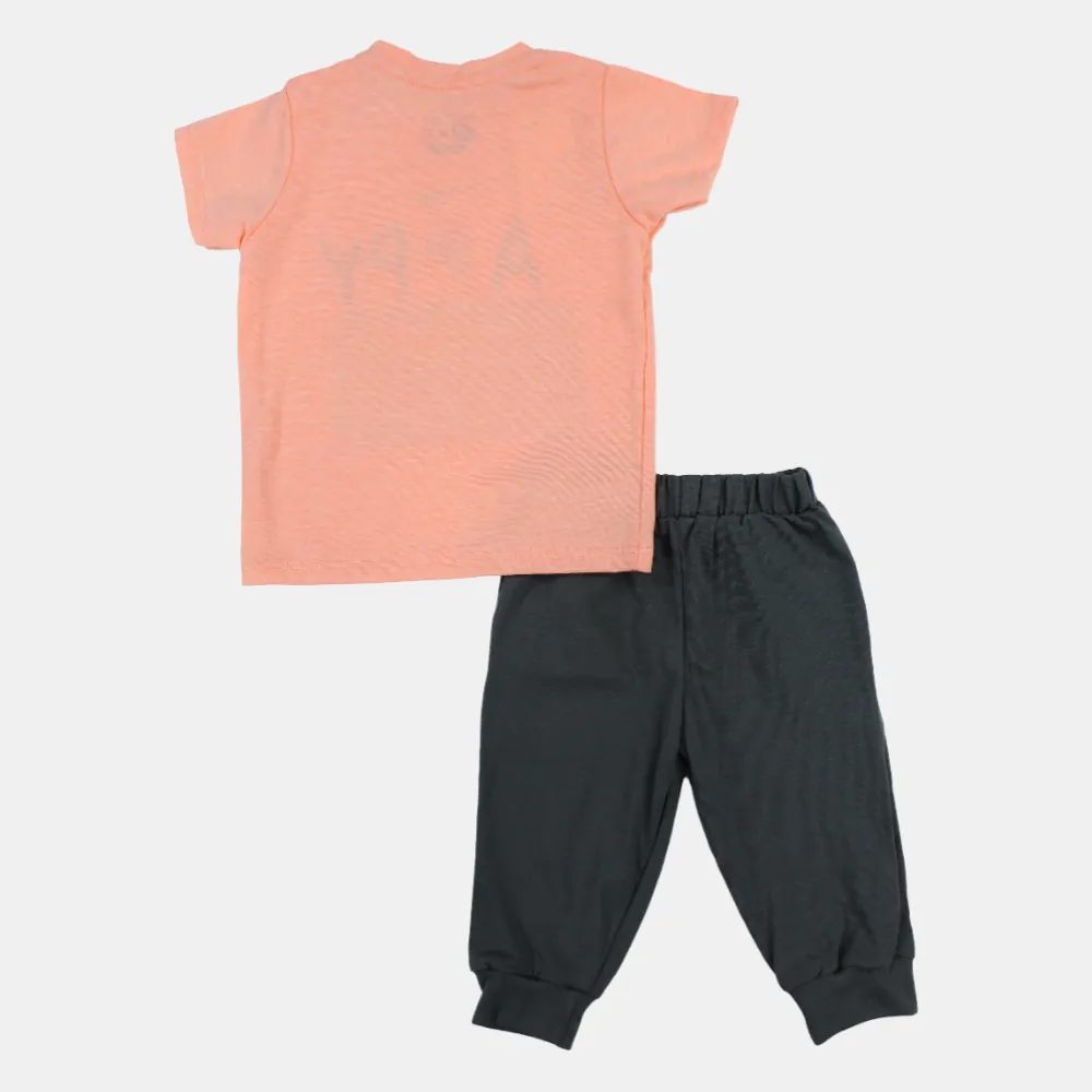 Baby Boys' Cotton Pajama Set – Multicolor