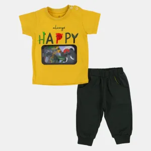 Baby Boys' Cotton Pajama Set – Multicolor