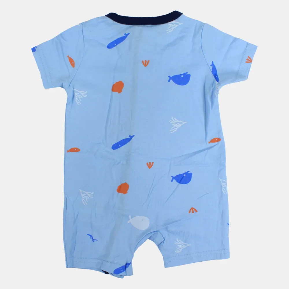 Baby Boys Cotton Romper – Soft & Comfortable