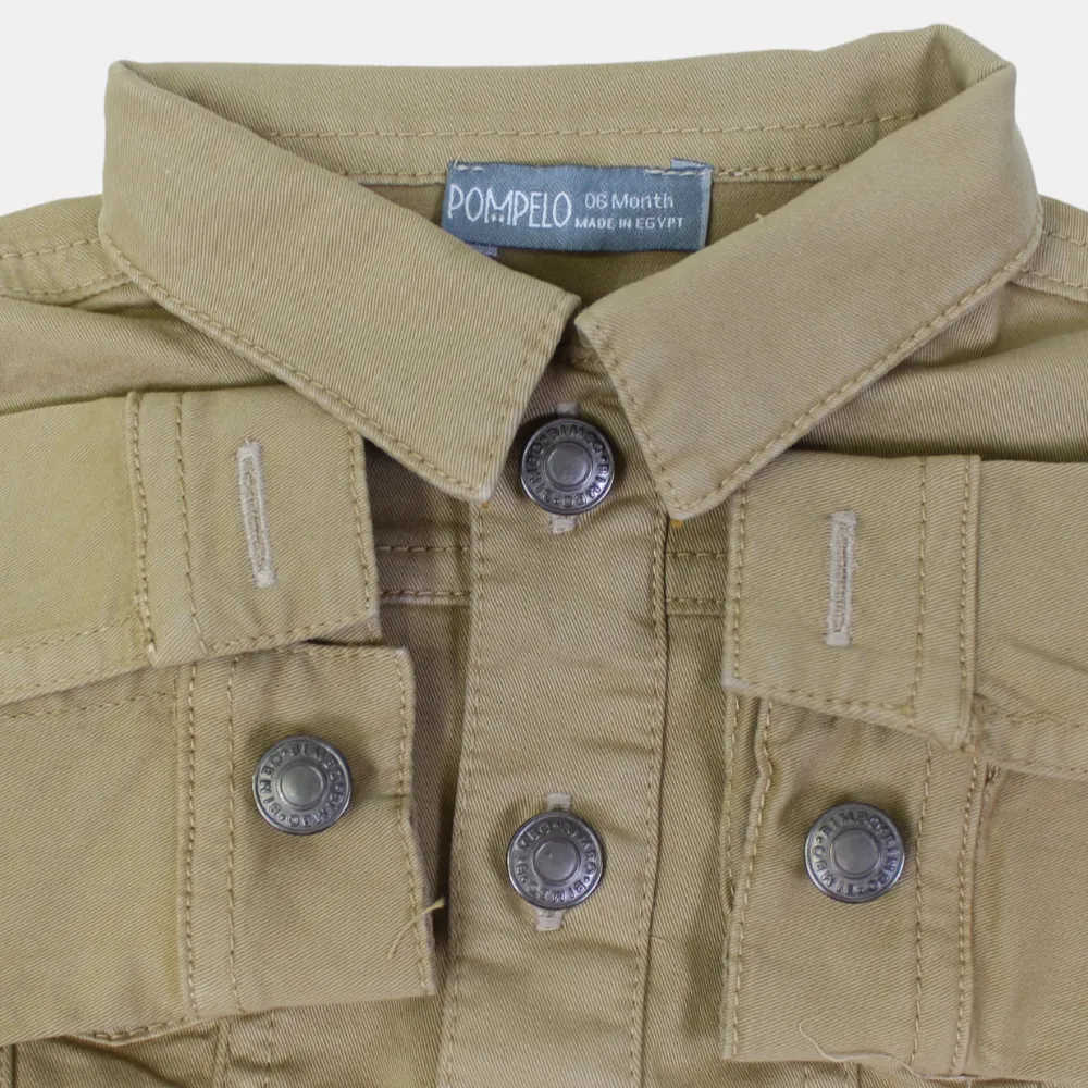 Baby Boys' Gabardine Long-Sleeved Jacket