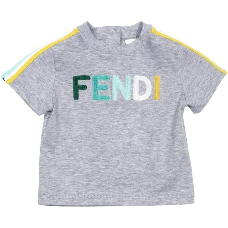 Baby Boys Grey Logo T-Shirt