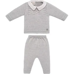Baby Boys Grey 'Perseo' Knitted Set