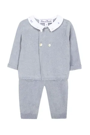 Baby Boys Grey/Green 2 Piece Outfit