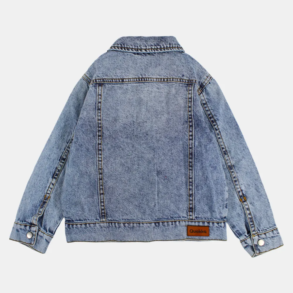 Baby Boys Long-Sleeved Denim Jacket