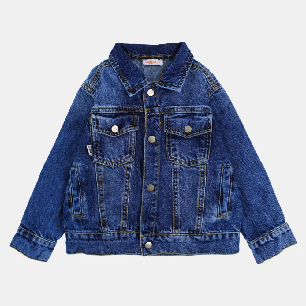 Baby Boys Long-Sleeved Denim Jacket