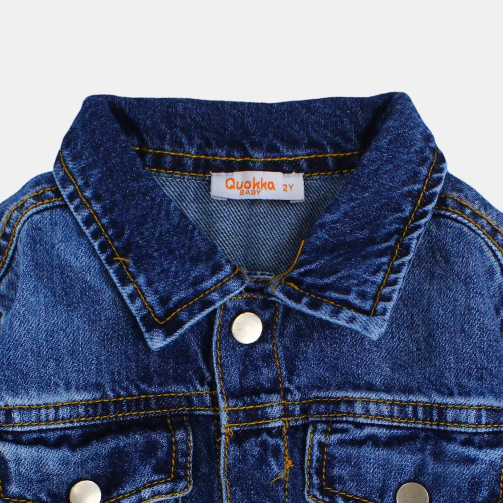 Baby Boys Long-Sleeved Denim Jacket