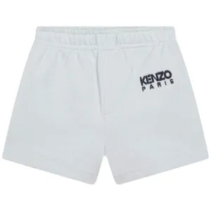 Baby Boys Pale Blue Cotton Jersey Shorts
