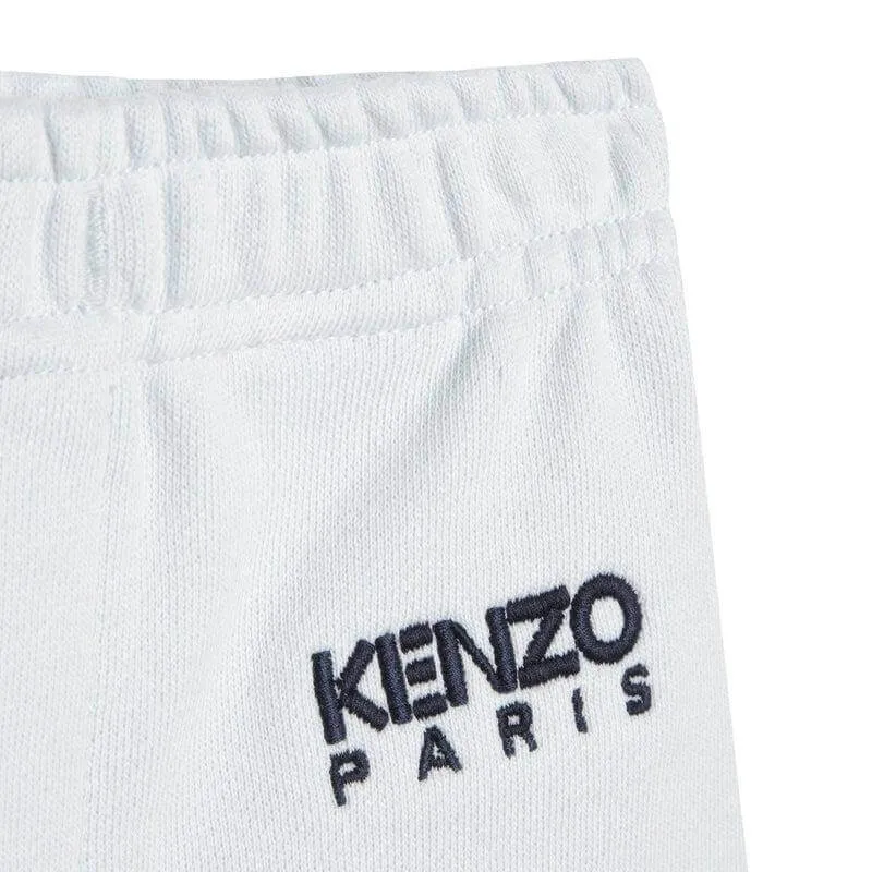 Baby Boys Pale Blue Cotton Jersey Shorts