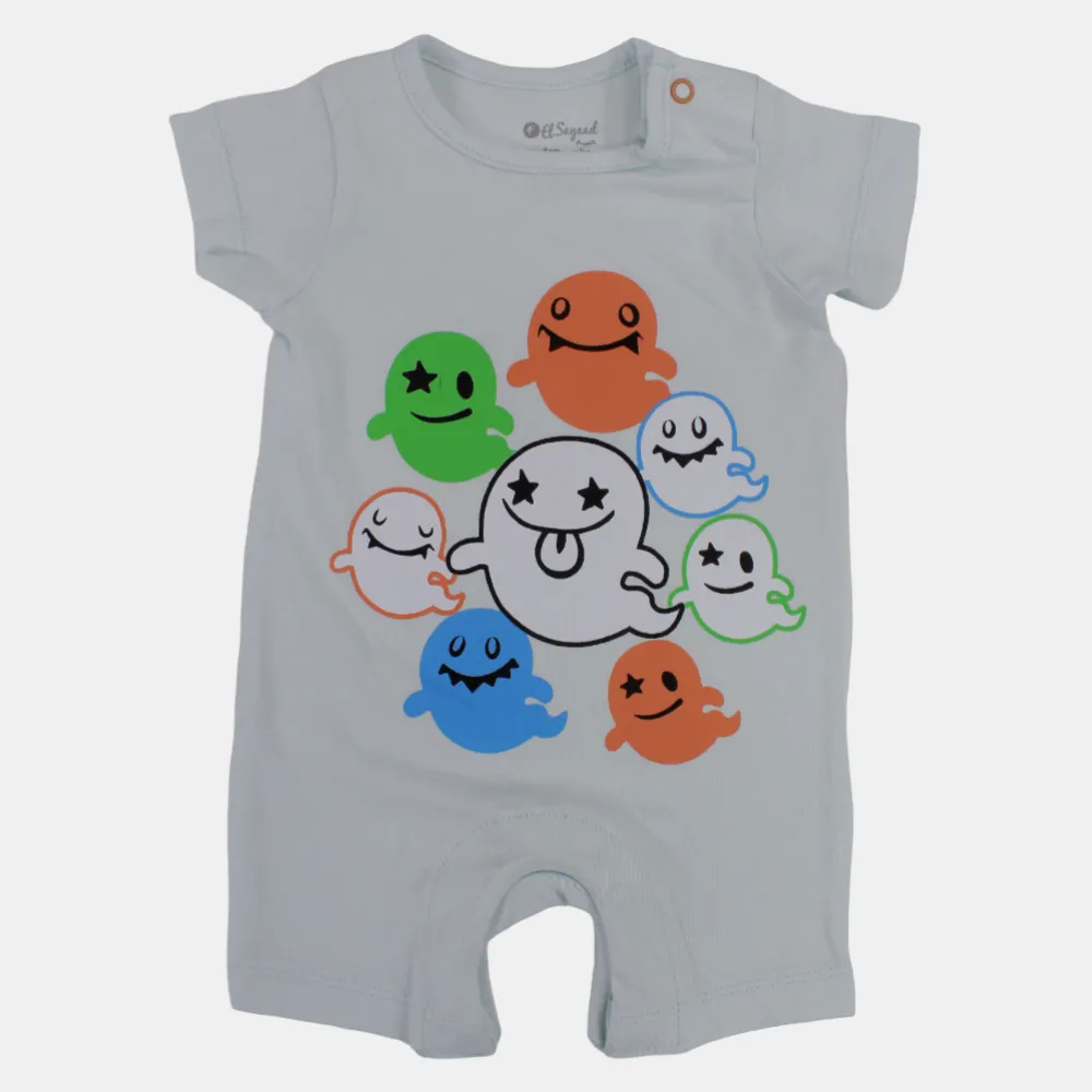 Baby Boys' Short-Sleeved Romper