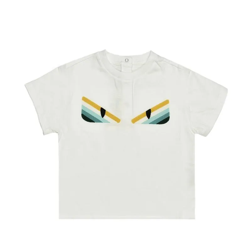 Baby Boys White Eyes T-Shirt