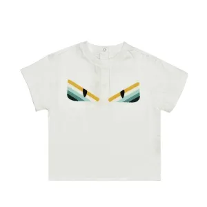 Baby Boys White Eyes T-Shirt
