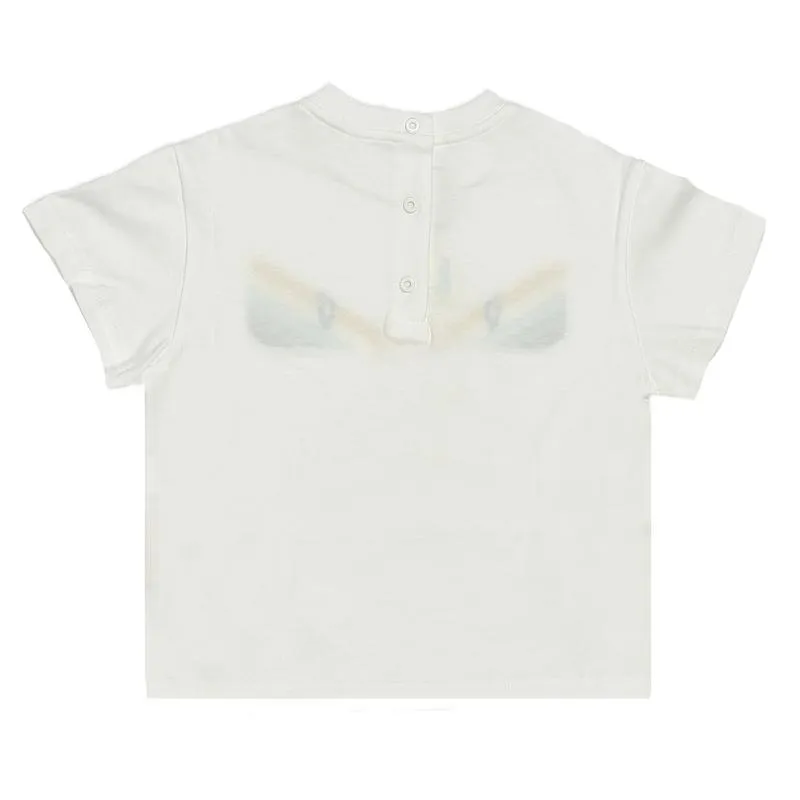 Baby Boys White Eyes T-Shirt