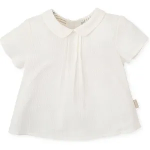 Baby Boys White Linen Shirt