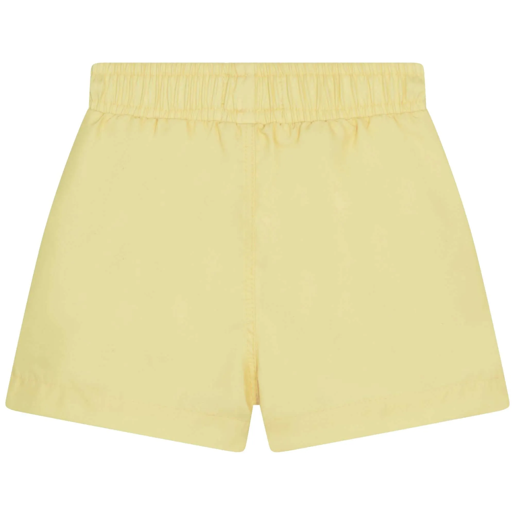 Baby Boys Yellow Logo Swim Shorts