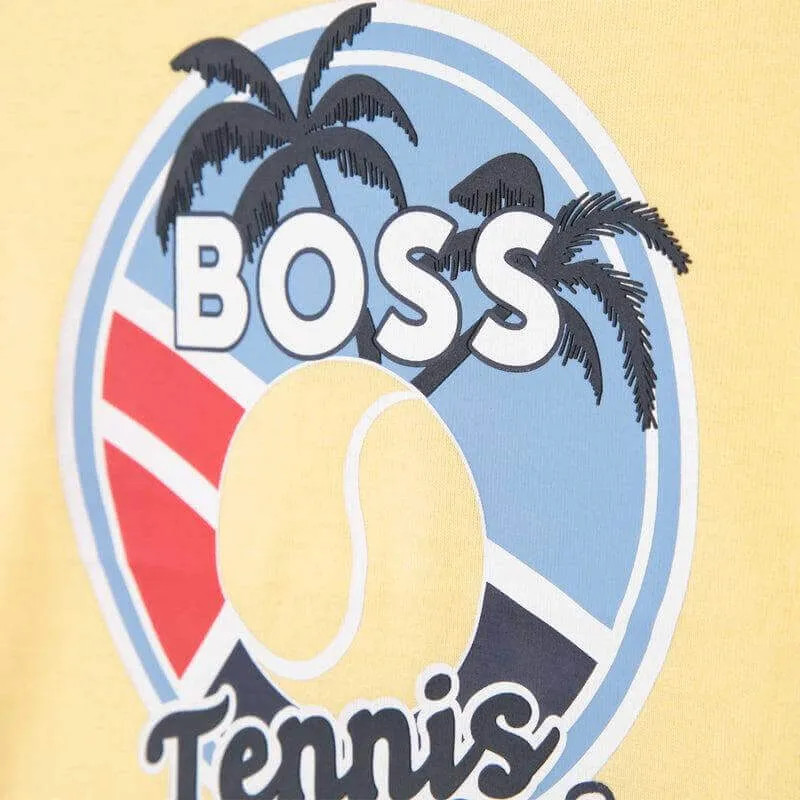 Baby Boys Yellow Tennis Short Sleeve T-shirt