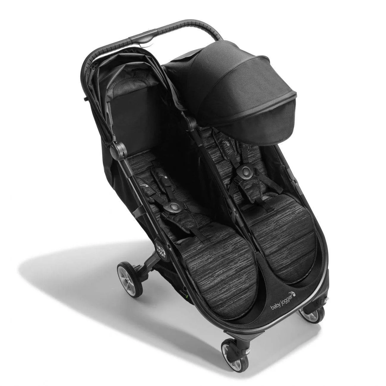 Baby Jogger City Tour 2 Double, Twin Bundle - Pitch Black