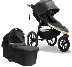 Baby Jogger x Robin Arzon Summit X3 Jogging Stroller   Deluxe Pram Bundle - City Royalty / Lunar Black