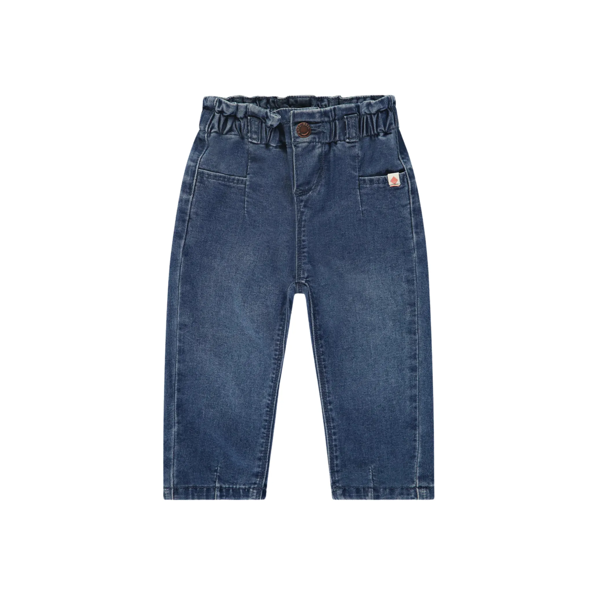 Baby Paperbag Pants - Blue Denim by Babyface