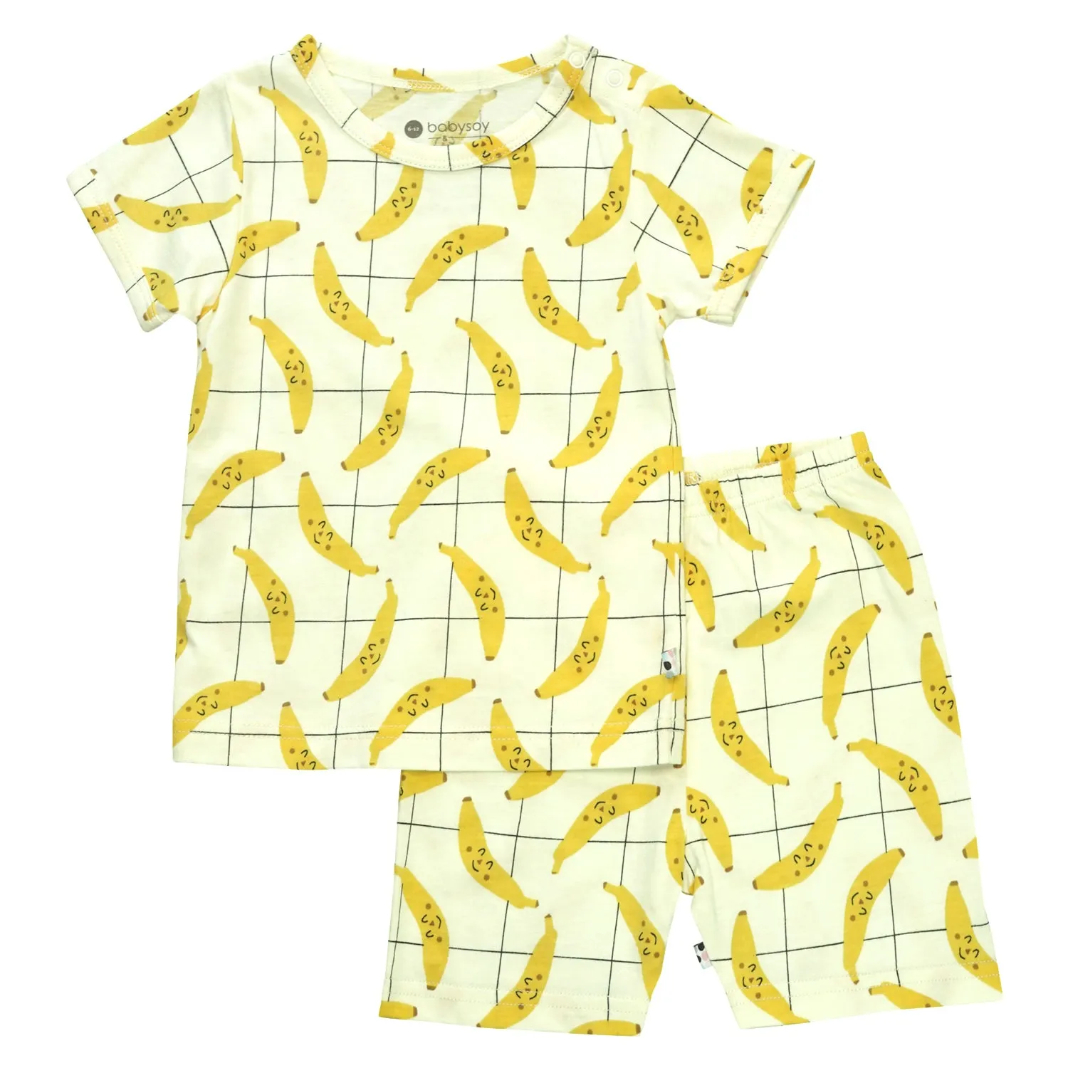Baby Unisex Short Sleeve Pajamas Sets