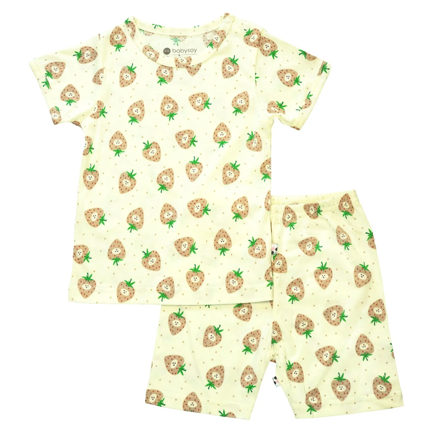 Baby Unisex Short Sleeve Pajamas Sets